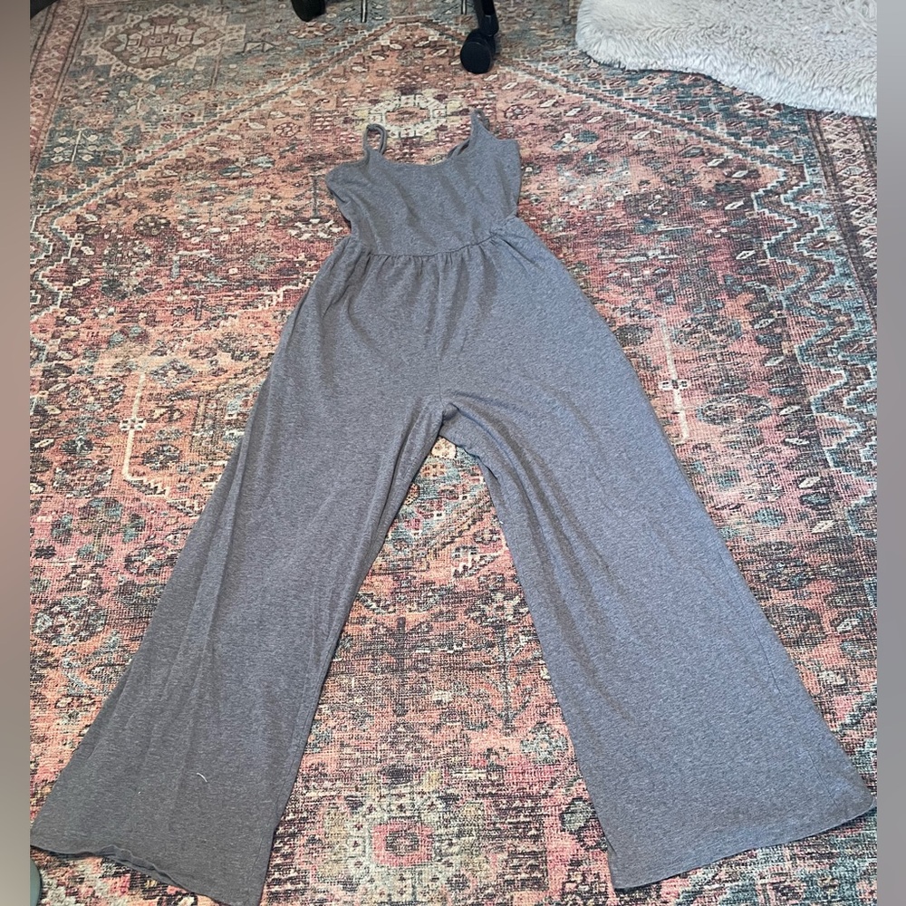 Wild Fable Heather Gray Jumpsuit